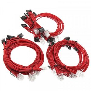 Super Flower Sleeve Cable Kit - rot SF-1000CS-RD 4711213445729