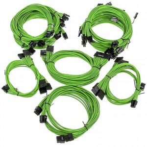 Super Flower Sleeve Cable Kit Pro - grün SF-CKP-GR 4711213445859