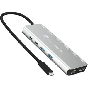 J5create USB4 8K MULTI-PORT HUB SPACE GREY JCD403-N 4712795086614