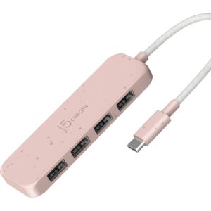 J5create ECO-FRIENDLY USB-C TO 4-PORT TYPE-A GEN 2 HUB JCH341ER-N 4712795087772