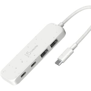 J5create ECO-FRIENDLY USB-C TO 4-PORT TYPE-C  TYPE-A GEN 2 HUB JCH342EW-N 4712795087796