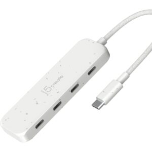 J5create ECO-FRIENDLY USB-C TO 4-PORT TYPE-C GEN 2 HUB JCH345EW-N 4712795087826