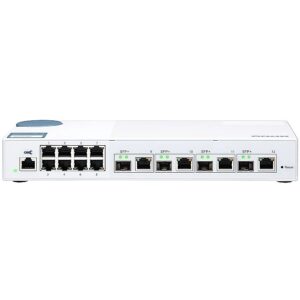 Qnap QSW-M408-4C SWITCH 8PORT 1GBPS 4X 10G SFP+/ NBASE-T COMBO WMSW  IN QSW-M408-4C 4713213516713