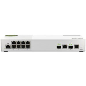 Qnap QSW-M2108R-2C 8x 2.5GbE 2x 10GbE SFP+ NBASE-T Combo web managed switch QSW-M2108R-2C 4713213518762