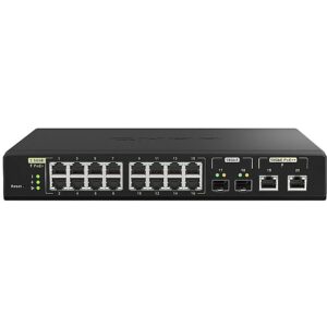 Qnap WEB MANAGED SWITCH 16 PORTS 2.5GBERJ45 WITH POE 802.3AT 30W QSW-M2116P-2T2S 4713213518861