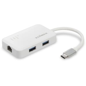 Edimax USB-C to 3-Port USB 3.0 Gigabit Ethernet Hub EU-4308 4717964701794