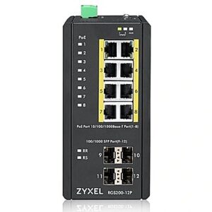 Zyxel RGS200-12P 12 PORT MANAGED POE SWITC RGS200-12P-ZZ0101F 4718937592050