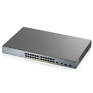 Zyxel GS1350-26HP 26 PORT GIGABIT MANGED CCTV POE SWITCH 375WATT GS1350-26HP-EU0101F 4718937604463