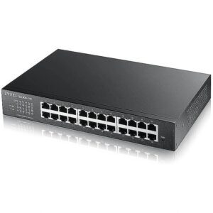 Zyxel 24 PORT GBE L2 SMART SWITCH DESKTOP FANLESS V3 GS1900-24E-EU0103F 4718937621132