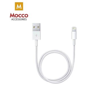 Mocco Lightning USB data and charging cable 2m White MOC-IPH-CAB-2M-WH 4752168064771