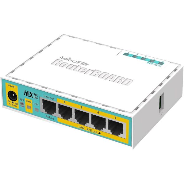 MikroTik Router hEX PoE lite (RB750UPr2) MT RB750UPr2 4752224000385