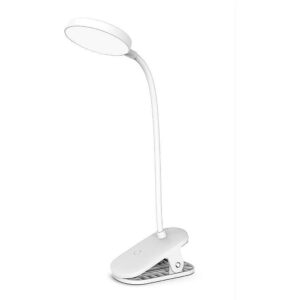 ColorWay LED Table Lamp Flexible and Clip 2 with Built-in Battery | CW-DL10FCB-W CW-DL10FCB-W 4823108626837