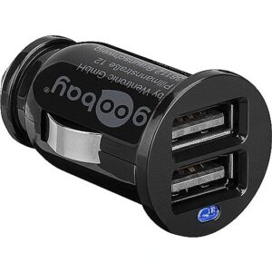 Goobay Twin USB Car Charger (2x USB) OEM Goodbay Dual USB car charger 2