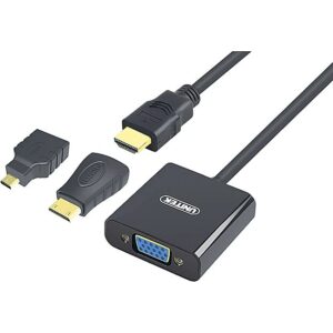 Unitek Adapter mini/micro HDMI to VGA + audio