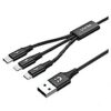 Unitek Cable USB 3in1 Black C14049BK 4894160036889