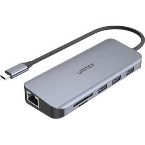 Unitek uHUB N9+ 9-in-1 USB-C Ethernet Hub with Dual Monitor