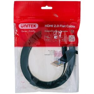 Unitek Kabel High Speed HDMI 2.0 4K 60Hz płaski 3m C11063BK-3M 4894160047939