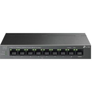 TP-LINK LS109P 9-Port 10/100 Mbps Desktop Switch with 8-Port PoE+ LS109P 4895252504620