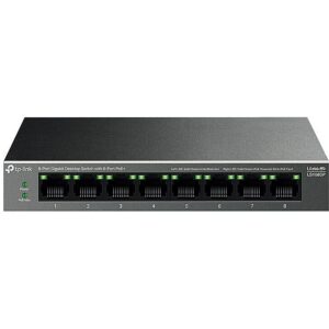 TP-LINK LS108GP 8-Port Gigabit Desktop Switch with 8-Port PoE+ LS108GP 4895252505986