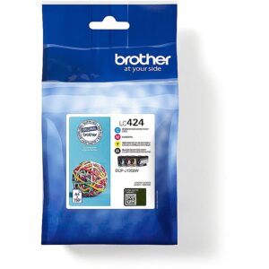 Brother LC-424VALUE PACK INK F/ DCP-J1200W F/ 750P. LC424VAL 4977766813099