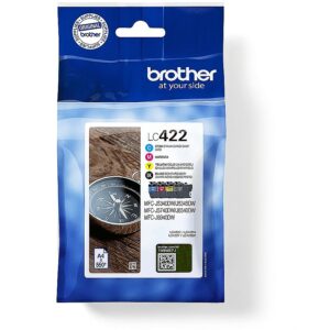 Brother LC422 VALUE BP INK & DR SEC TAG (BH19MB) LC422VALDR 4977766818926