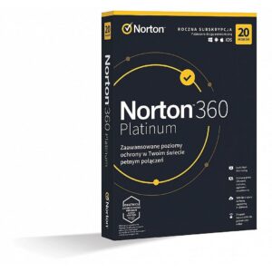 Symantec Norton 360 Platinum BOX PL 20 - device - licencja na rok 21427517 5397231015879