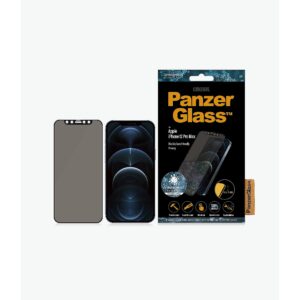 PanzerGlass | Apple | iPhone 12 Pro Max | Glass | Black | Privacy glass P2712 5711724127120