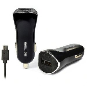 Beline Car charger USB + microUSB 1A black Beli0002 5900168331181