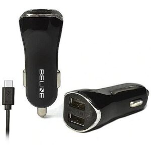 Beline Car charger 2xUSB + USB-C 2