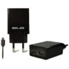 Beline Travel charger 2xUSB + microUSB 2A black Beli0011 5900168331273