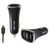 Beline Car Charger 3xUSB + microUSB 4A black Beli0014 5900168334526