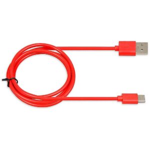 iBOX I-BOX USB TYPE-C CABLE 3A RED 1m IKUMTCR 5901443055747