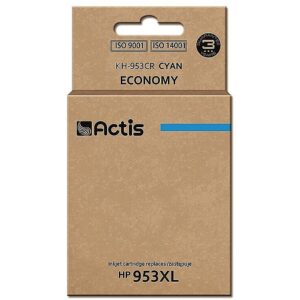 Actis KH-953CR ink for HP printer; HP 953XL F6U16AE replacement; Premium; 25 ml; cyan - Neuer Chip KH-953CR 5901443110156