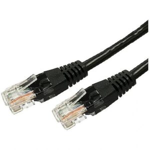 TB Patch cable cat.6 RJ45 UTP 0.5m. black - pack of 10 AKTBXKS6U050B10 5901500506281