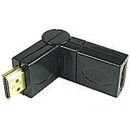 Qoltec 50516 Qoltec Adapter HDMI Male/ HDMI Female (angle/rotary) 50516 5901878505169