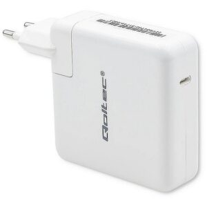 Qoltec 51709 Power charger FAST 96W 5 20V 3 4.7A USB C PD White 51709 5901878517094