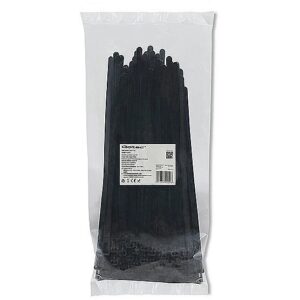 Qoltec 52229 Reusable Self locking cable tie 7.2x250 mm Nylon UV Black 52229 5901878522296