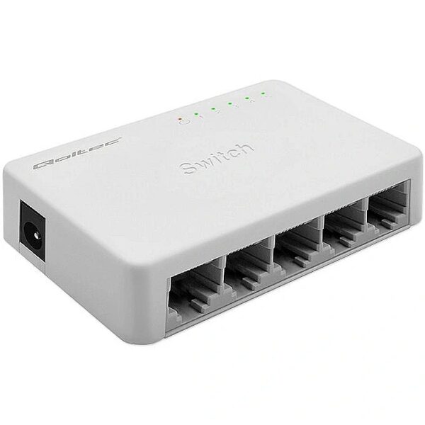 Qoltec Network SWITCH 5xRJ45 port 1000Mbps LAN 52247 5901878522470