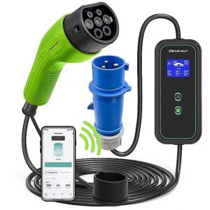 Qoltec Mobile EV charger with adjustable 2in1 52477 5901878524771