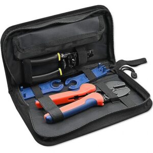 Qoltec 52609 Solar tool kit compatible with MC4 connectors Crimping tool Six stall wire stripper 52609 5901878526096