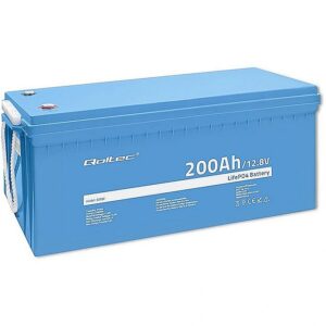 Qoltec BATTERY LIFEPO4 | 12.8V | 200AH | 2560WH 53707 5901878537078