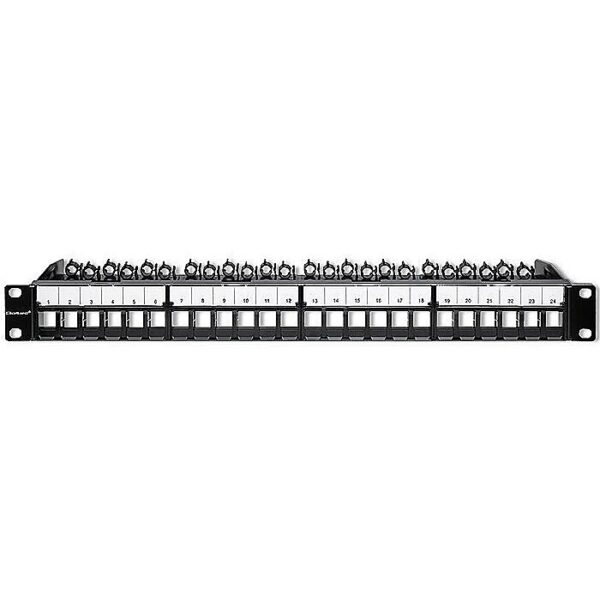 Qoltec Patch panel for 19inches RACK