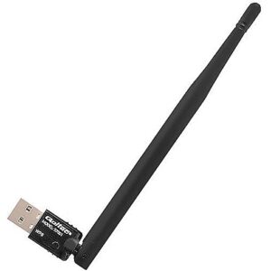 Qoltec Wi-Fi USB adapter with antenna wireless 57001 5901878570013