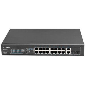 Lanberg Switch 16X 100MB POE+/2X combo unmanagedrack 19-inch gigabit ethernet 150W SFE-16P-2C-150 5901969429299