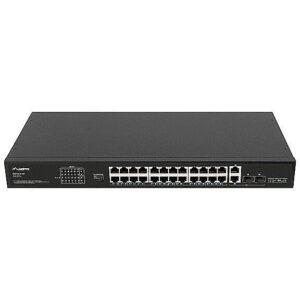 Lanberg Switch rack 19inch RSFE-24P-2C-360 24x 100Mb PoE+ 2x Combo Gigabit 360W RSFE-24P-2C-360 5901969429329