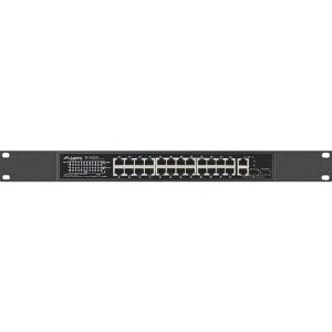 Lanberg Switch rack 19inch RSFE-24P-2C-250 24x 100Mb PoE+ 2x Combo Gigabit 250W RSFE-24P-2C-250 5901969440300