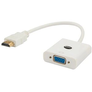 Savio CL-27 video cable adapter VGA (D-Sub) HDMI Type A (Standard) White cl-27 5901986040040