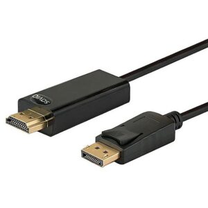 Savio CL-56 video cable adapter 1.5 m DisplayPort HDMI Type A (Standard) Black CL-56 5901986040491