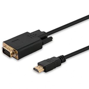 Savio CL-103 video cable adapter 1.8 m HDMI Type A (Standard) VGA (D-Sub) Black CL-103 5901986043324