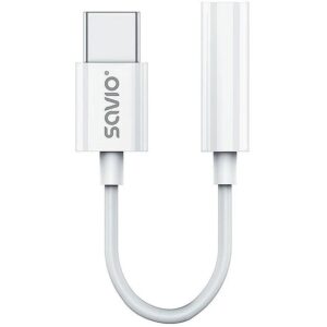 Savio USB-C to 3.5mm. 0.11m SAVIO AK-51 5901986047506